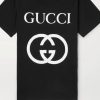 T-Shirts 305 Kicks | Gucci Logo Black And White T-Shirt