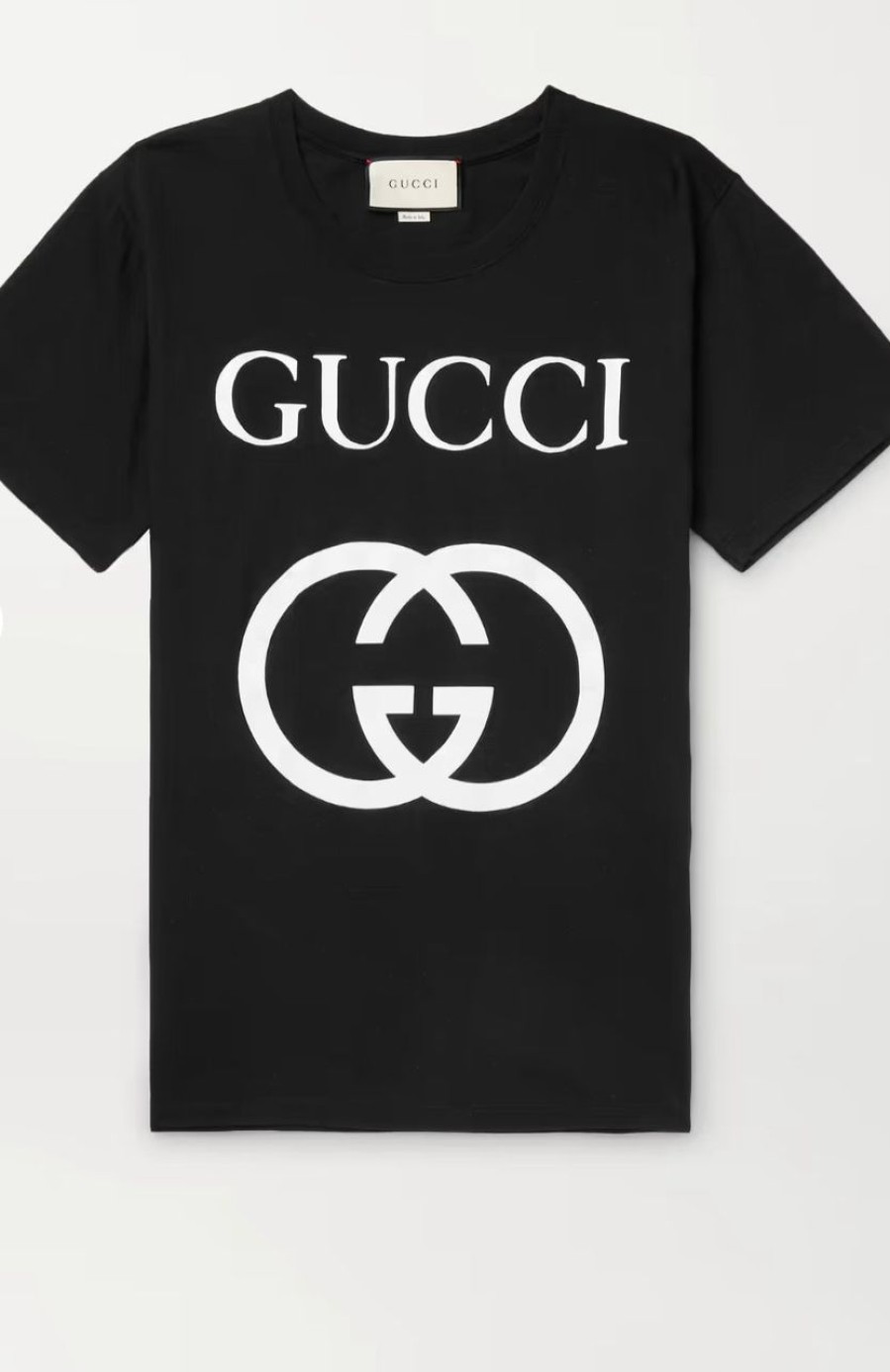 T-Shirts 305 Kicks | Gucci Logo Black And White T-Shirt