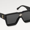 Accessories 305 Kicks | Louis Vuitton Cyclone Sunglasses Black