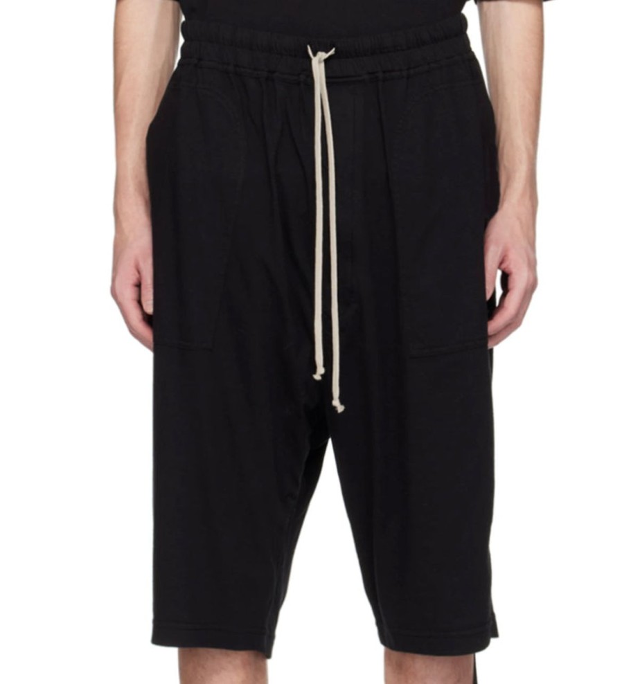 Pants 305 Kicks | Rick Owens 3/4 Pant Black Loose