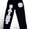 Pants 305 Kicks | Saint Vanity Black W Grey Sweatpants Black