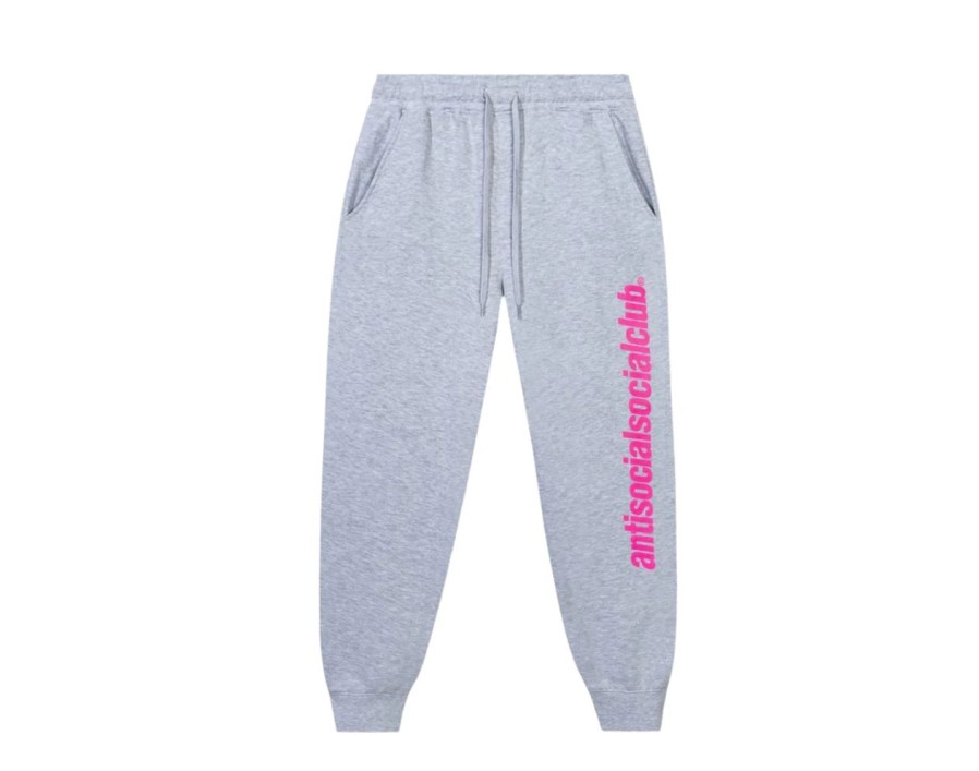 Pants 305 Kicks | Anti Social Club Sweatpants Grey/Pink