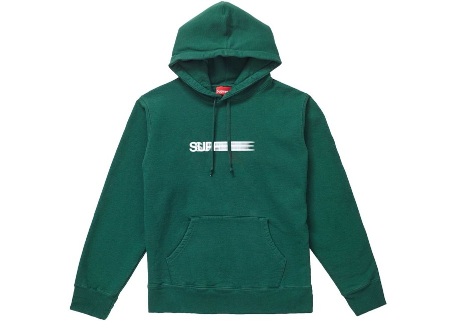 Hoodies & Sweats 305 Kicks | Supreme 'Motion' Logo Green Hoodie