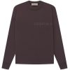 T-Shirts 305 Kicks | Fear Of God Essentials Long-Sleeve Tee 'Plum'