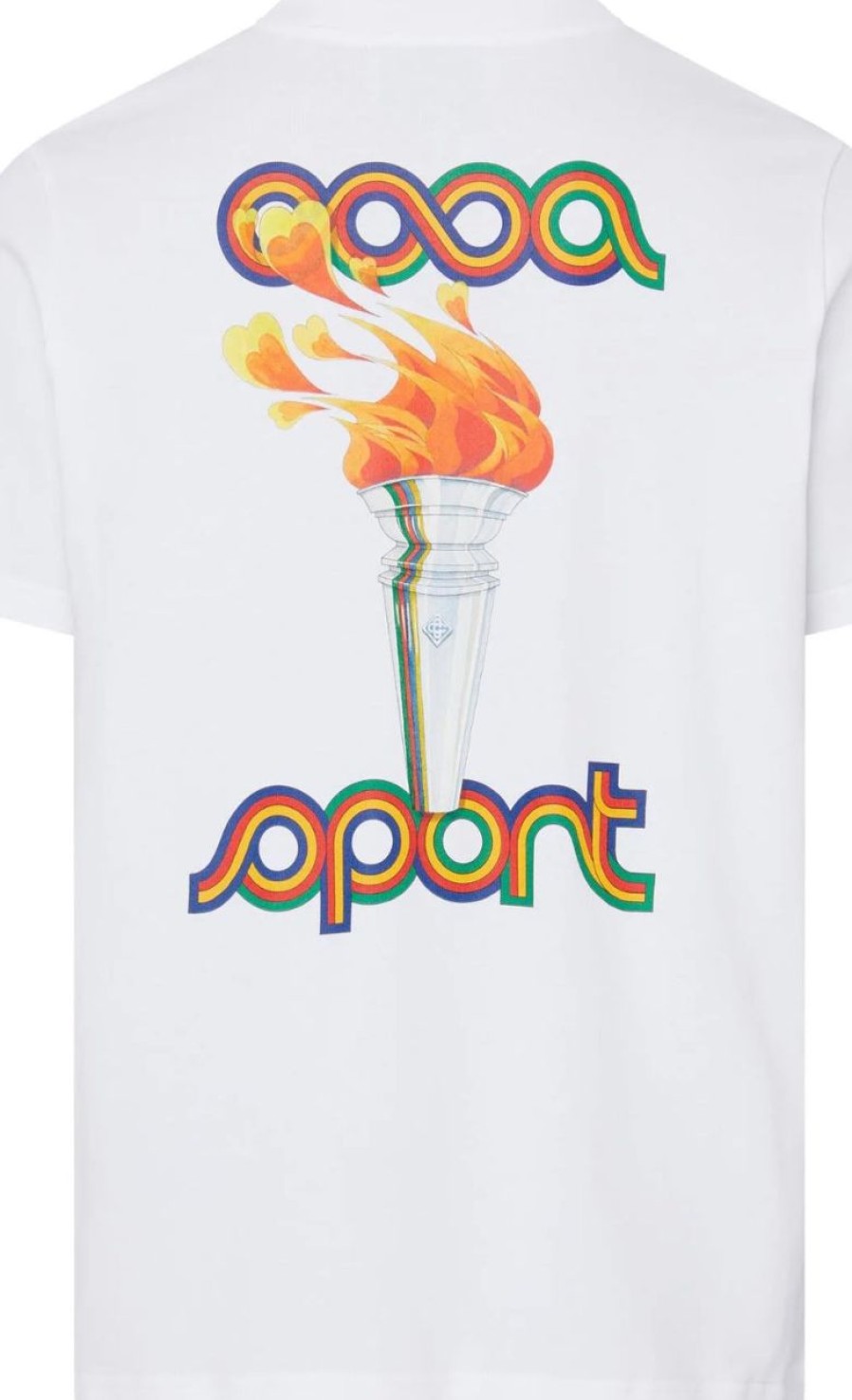 T-Shirts 305 Kicks | Casablanca Flame T-Shirt White