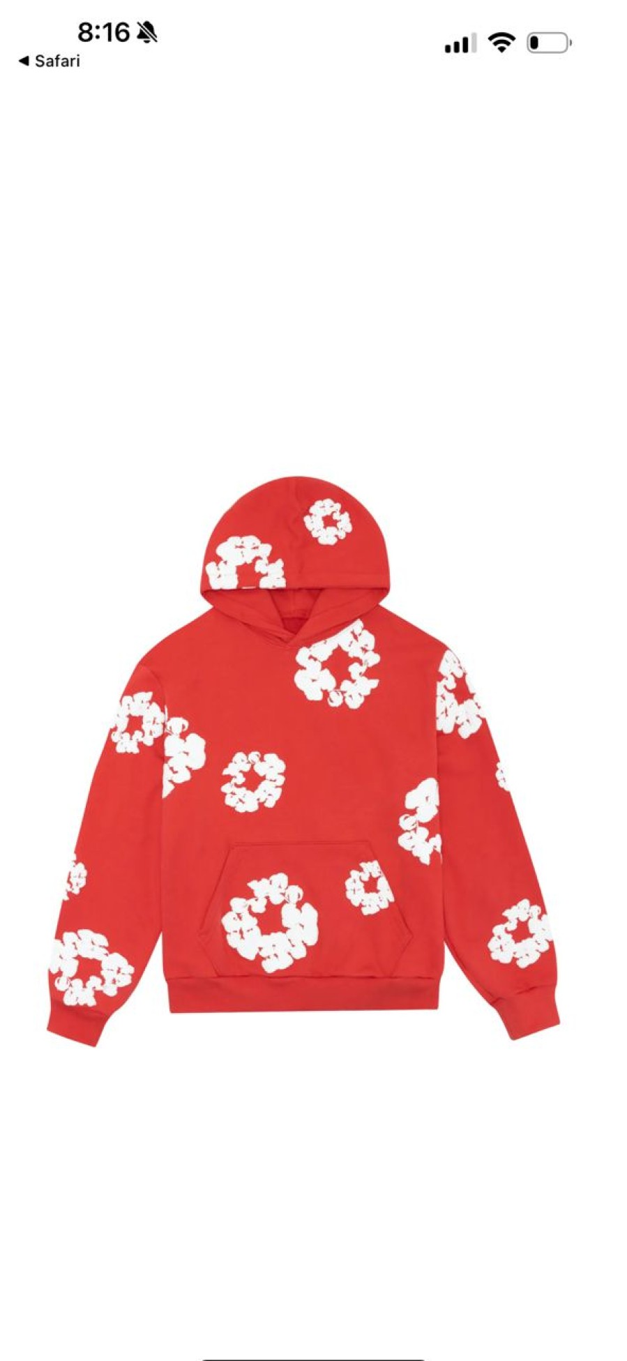 Hoodies & Sweats 305 Kicks | Denim Tears Hoodie Red