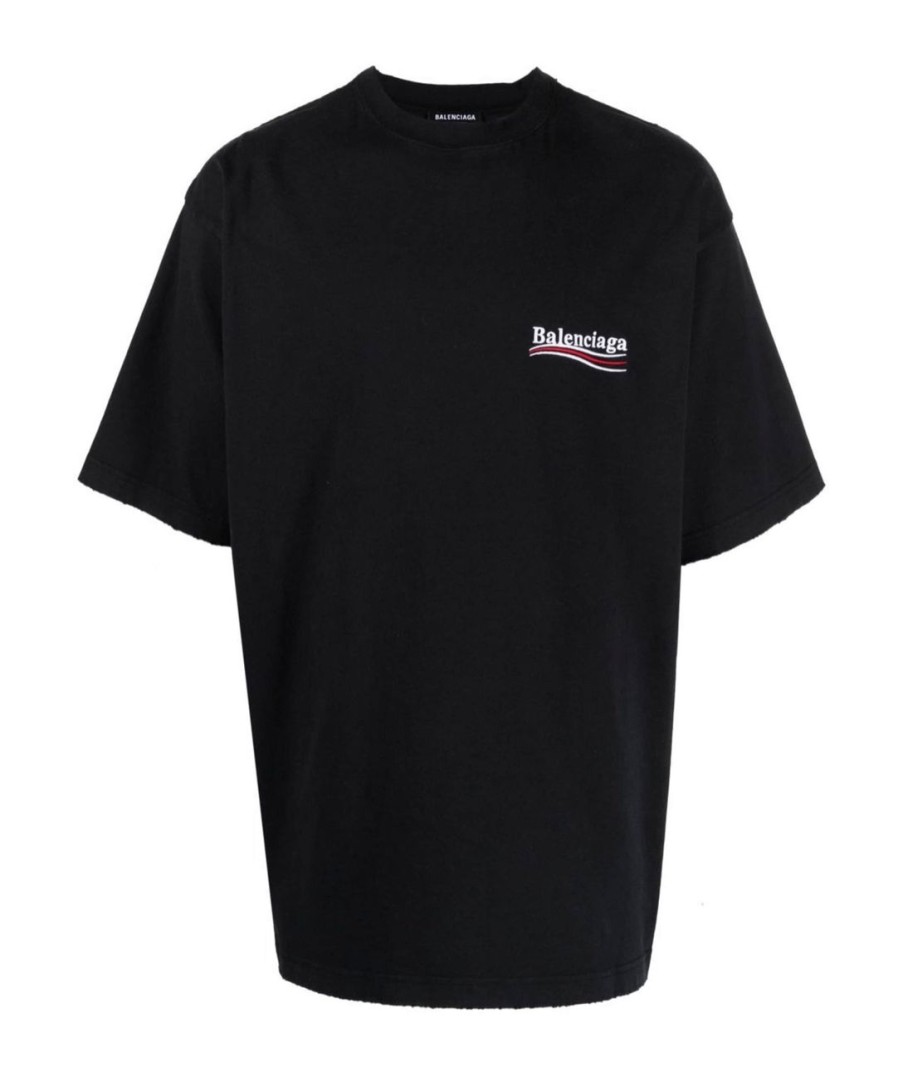 T-Shirts 305 Kicks | Balenciaga Black Political Campaign T-Shirt