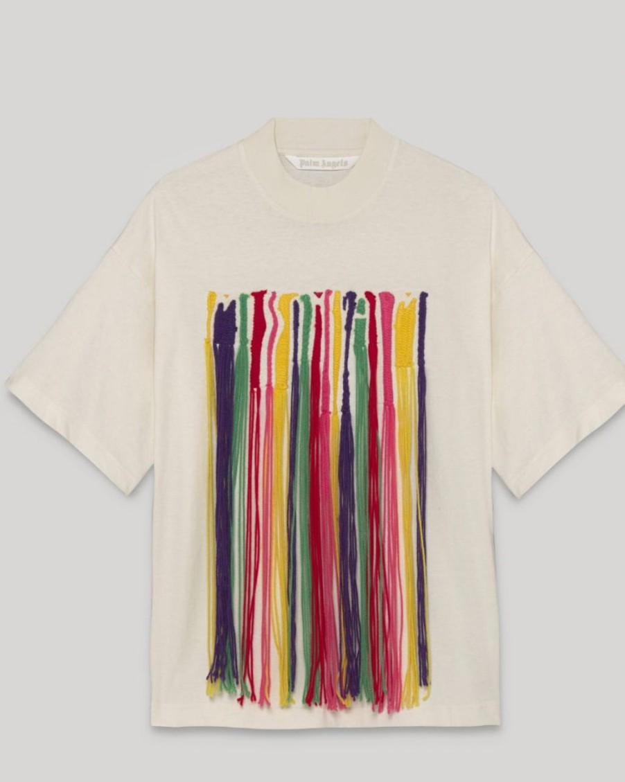 T-Shirts 305 Kicks | Palm Angels X Missoni Melted Logo T-Shirt Cream