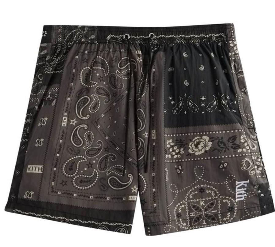 Shorts 305 Kicks | Kith Bandana Short Black