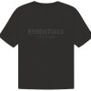 T-Shirts Fear of God | Fear Of God Essentials T-Shirt Black/Stretch Limo