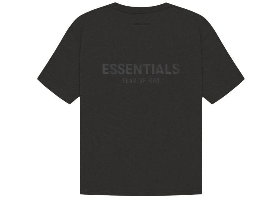 T-Shirts Fear of God | Fear Of God Essentials T-Shirt Black/Stretch Limo