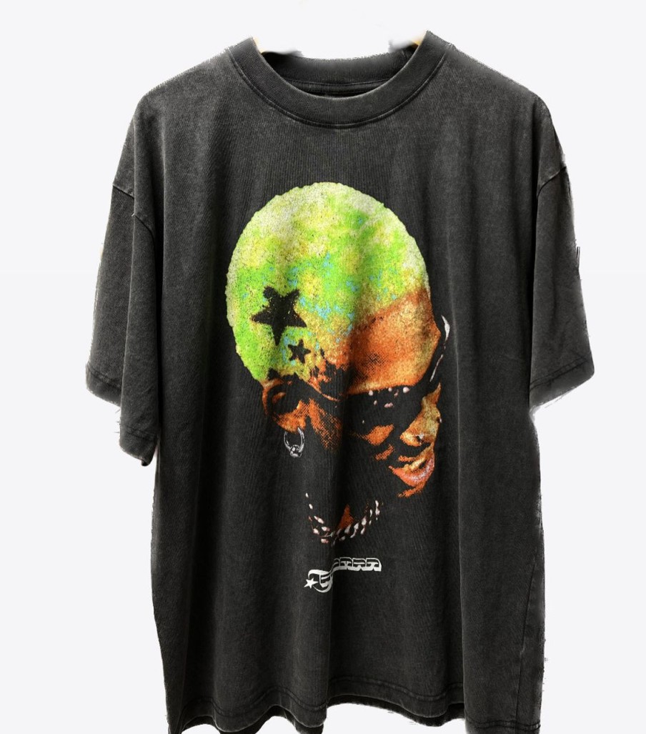 T-Shirts 305 Kicks | Rodman T-Shirt Neon Hair Black