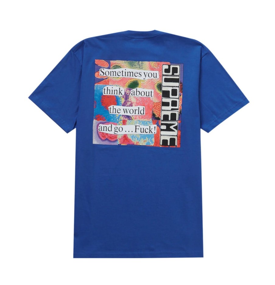 T-Shirts 305 Kicks | Supreme Static Tee Royal Blue