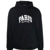 Hoodies & Sweats 305 Kicks | Balenciaga Paris Hoodie Black