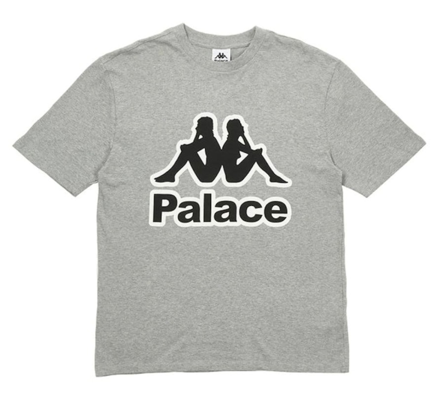 T-Shirts 305 Kicks | Palace X Kappa T-Shirt Grey