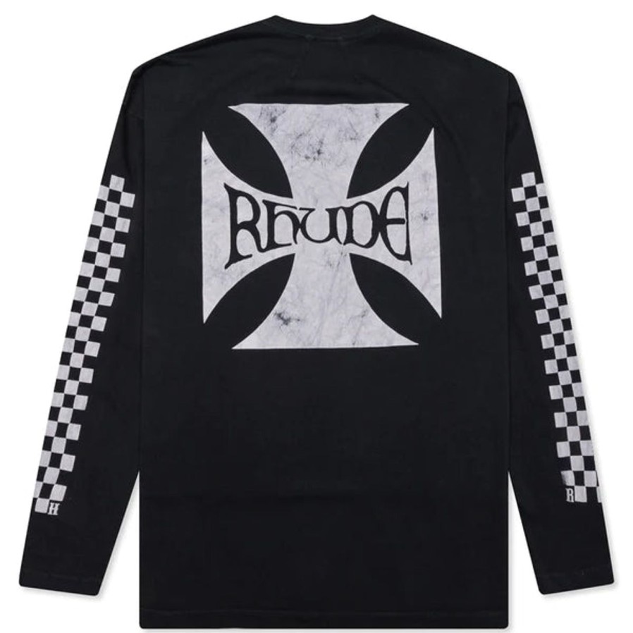 T-Shirts 305 Kicks | Rhude Long Sleeve Cross T-Shirt