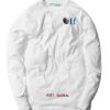 T-Shirts 305 Kicks | Off White Just Global T-Shirt Long Sleeve