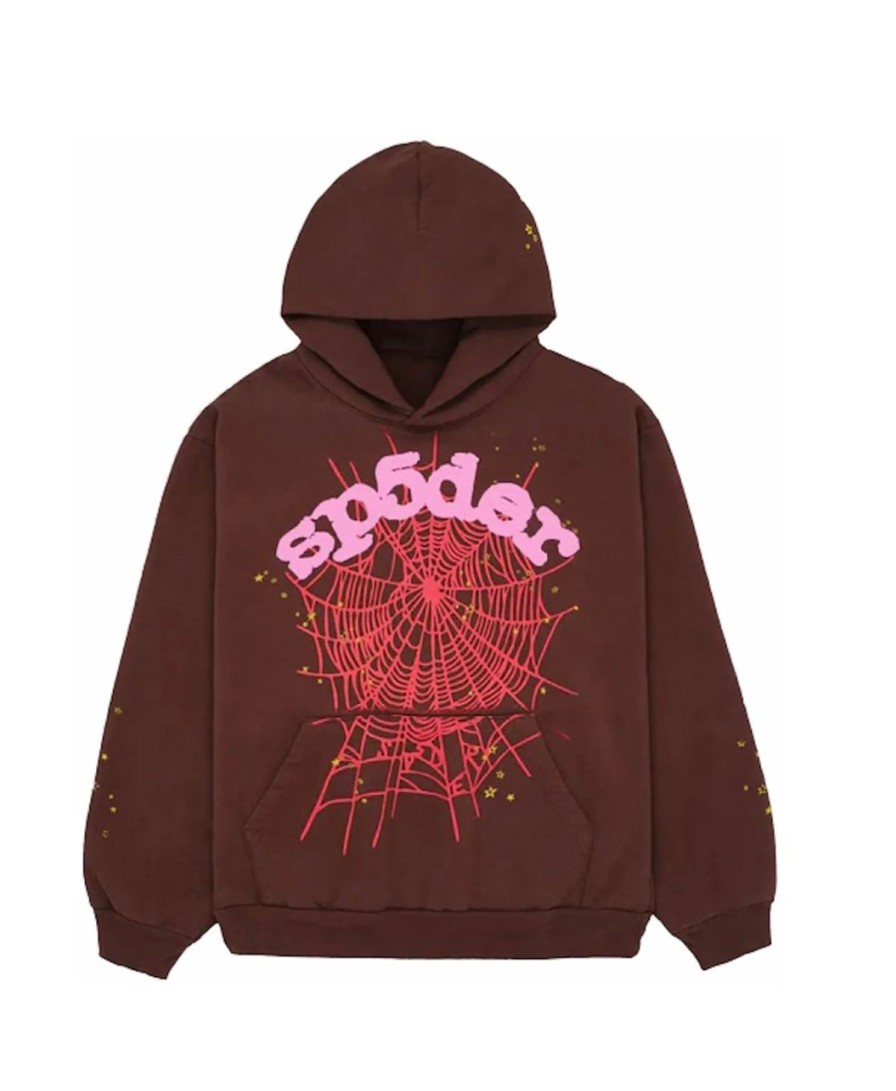 Hoodies & Sweats 305 Kicks | Sp5Der Web Hoodie Brown