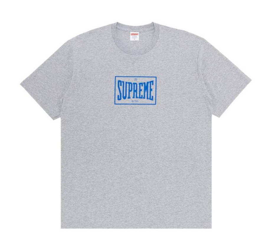 T-Shirts 305 Kicks | 2023 Supreme Warm Up Tee 'Heather Grey'