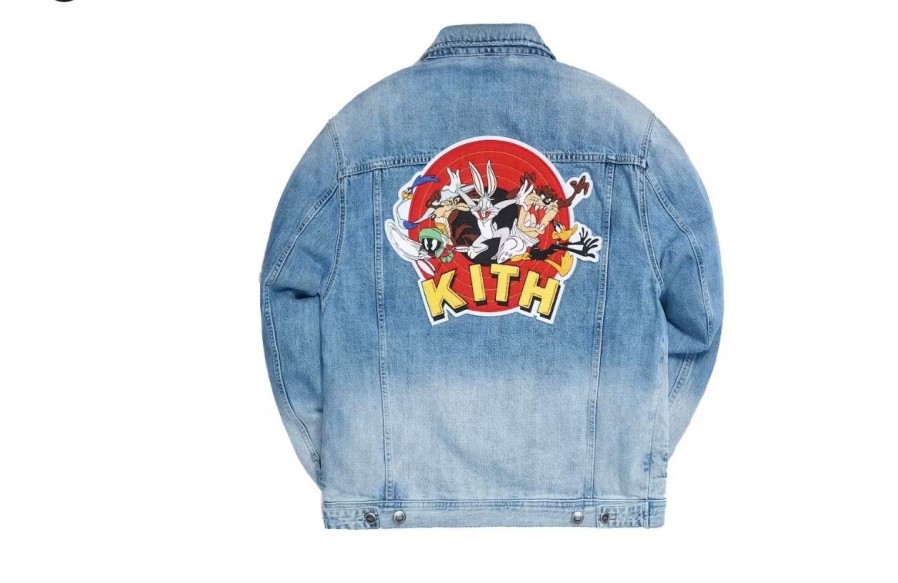 Hoodies & Sweats 305 Kicks | Kith X Looney Tunes Denim Jacket Jacketblue