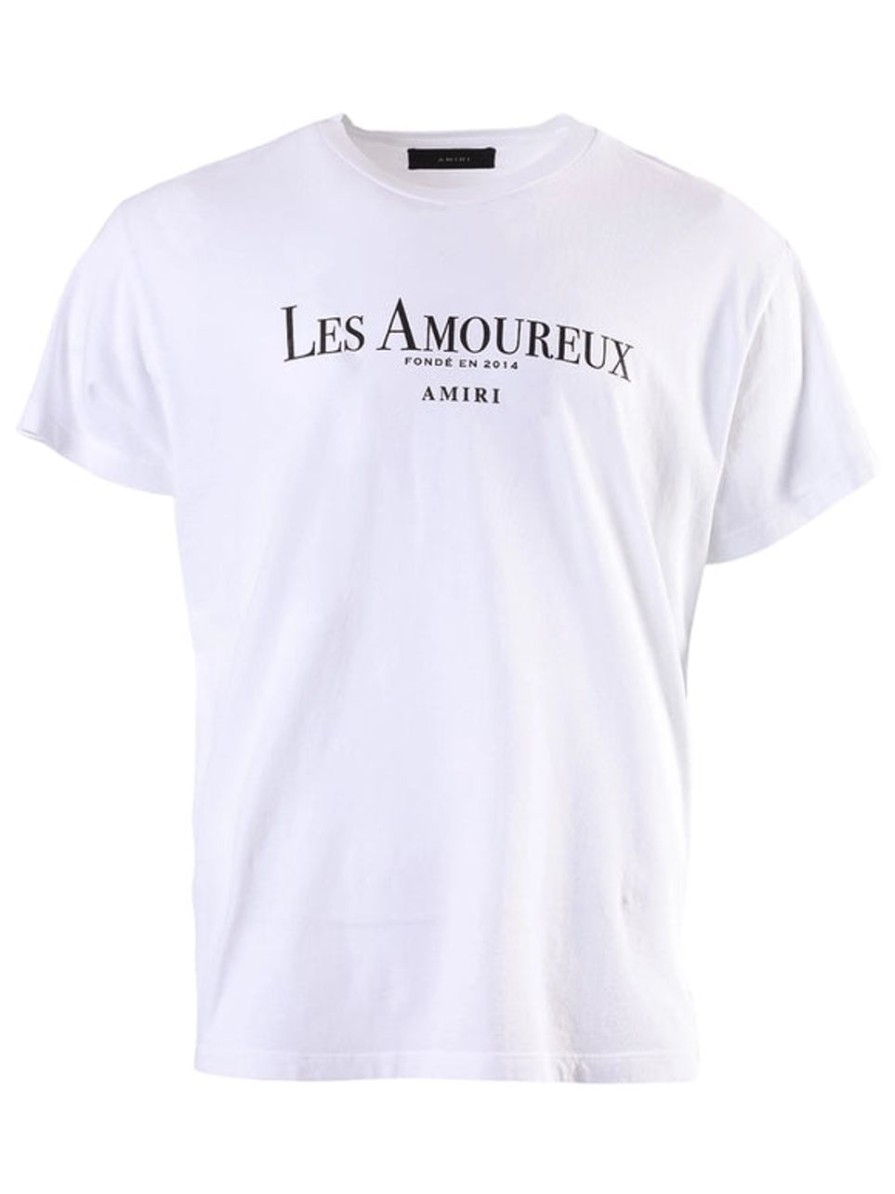 T-Shirts 305 Kicks | Amiri Les Amoreux T-Shirt White