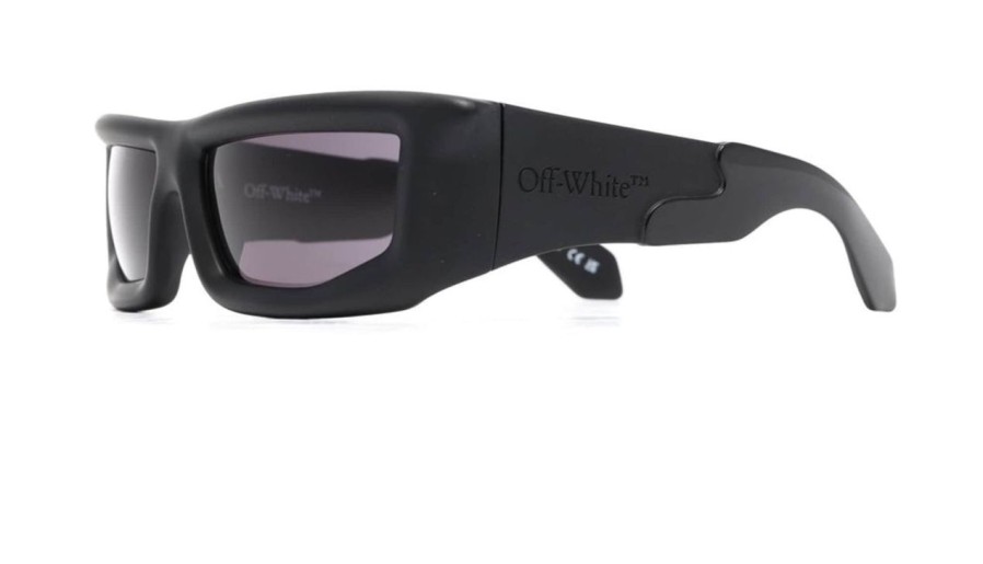 Accessories 305 Kicks | Off-White Volcanite Square-Frame Sunglasses Black