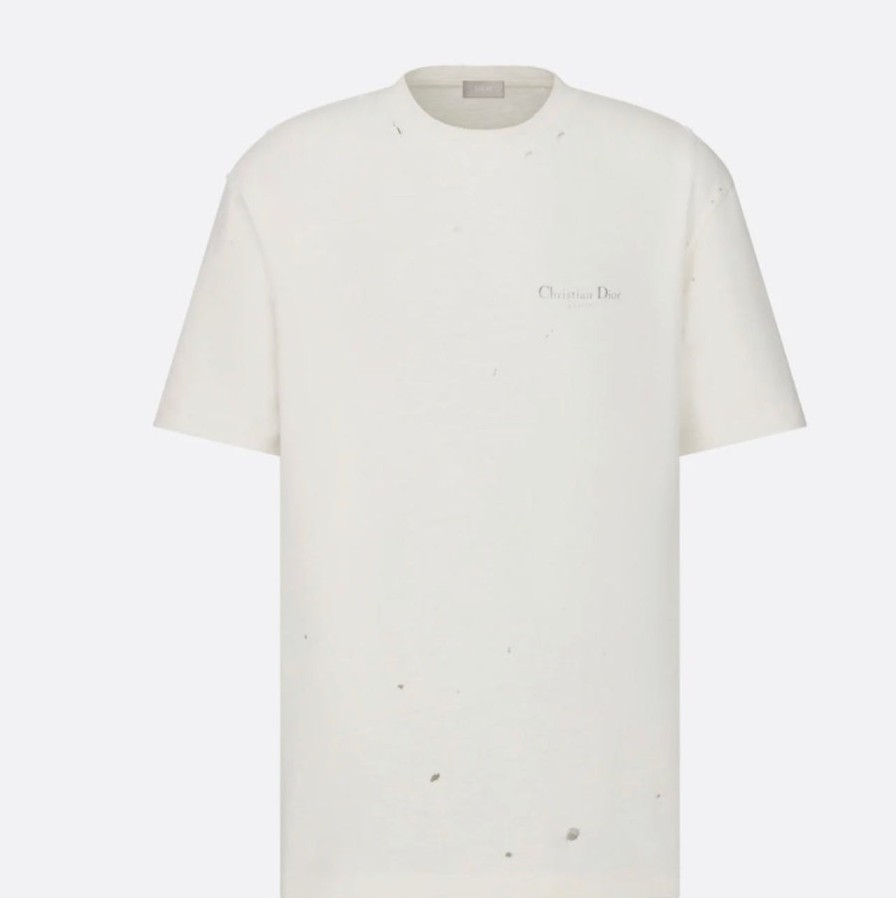 T-Shirts 305 Kicks | Dior Ripped T-Shirt White