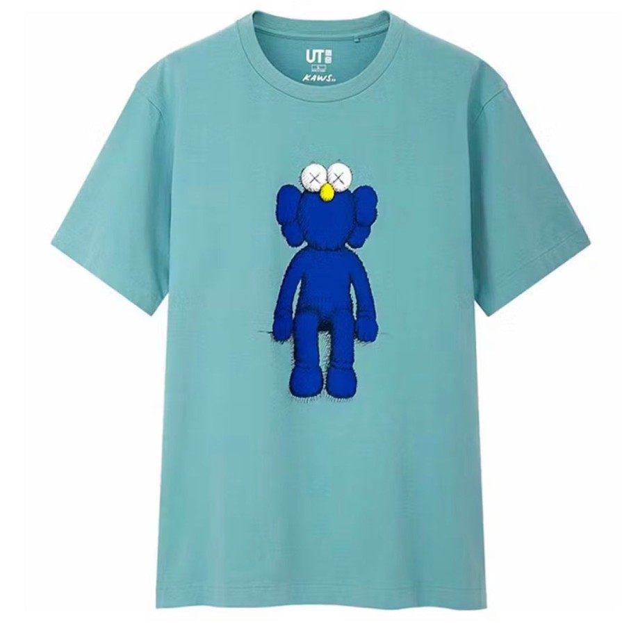 T-Shirts 305 Kicks | Kaws Figure T-Shirt Teal Blue