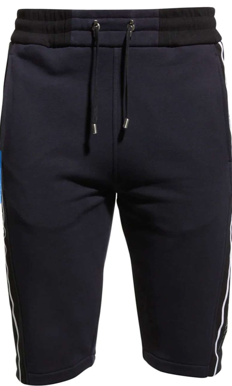 Shorts 305 Kicks | Balmain Navy Flocked Sweat Shorts