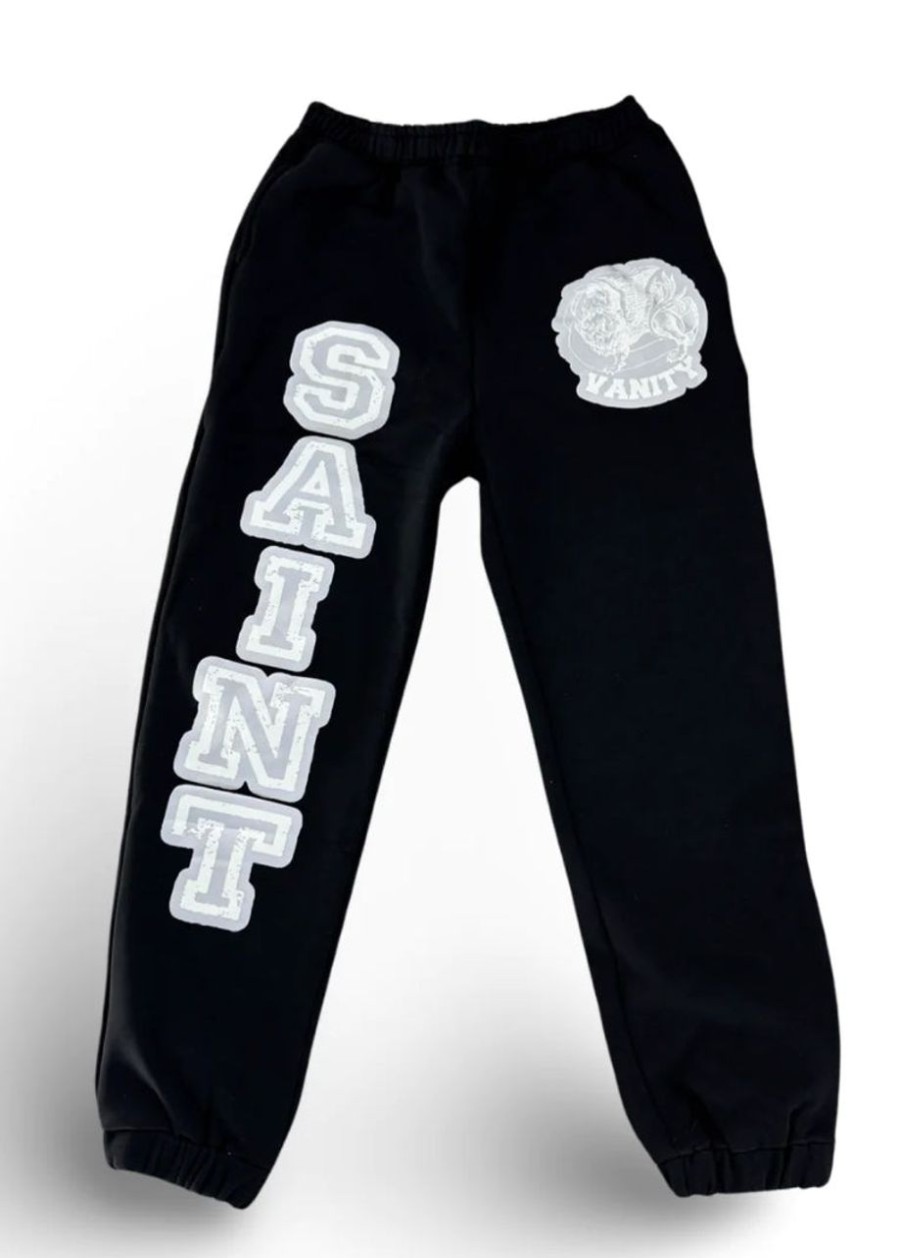 Hoodies & Sweats 305 Kicks | Saint Vanity Black W Grey Sweatpants Black