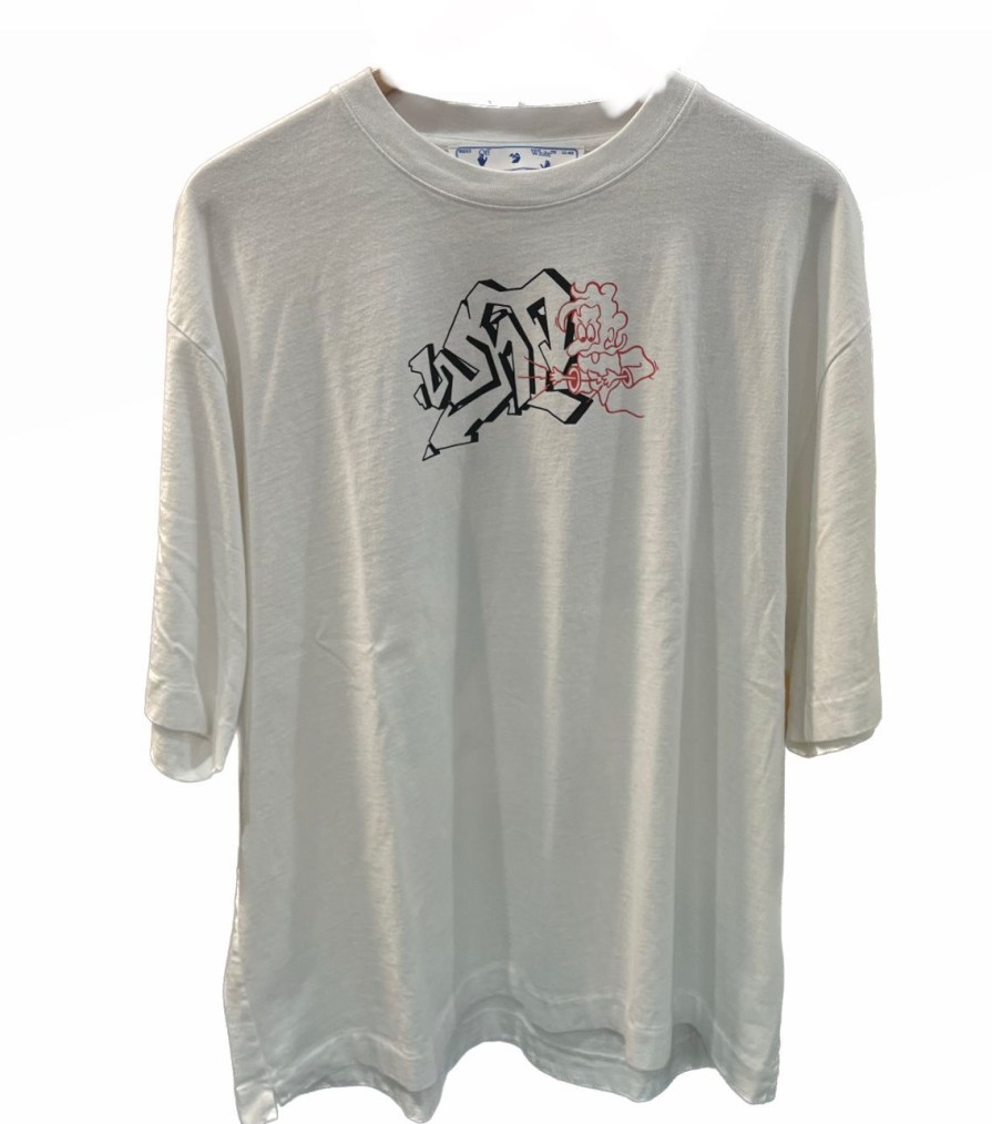 T-Shirts 305 Kicks | Off White Graffiti Tee White