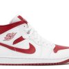 Shoes Air Jordan | Wmns Air Jordan 1 Mid White Pomegranate