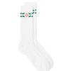 Accessories 305 Kicks | Casablanca Laurel Sport Sock White