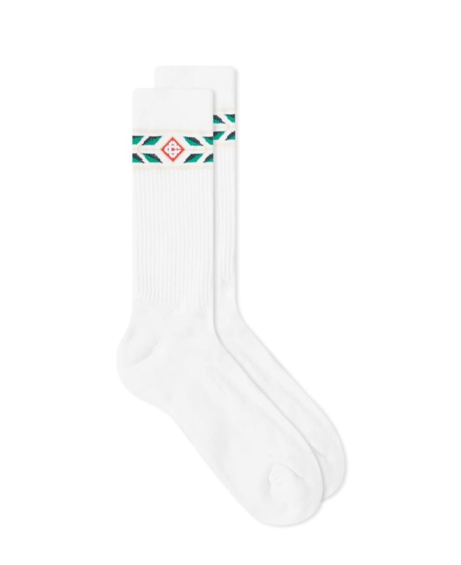 Accessories 305 Kicks | Casablanca Laurel Sport Sock White