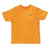 T-Shirts 305 Kicks | Supreme Checkboard Orange Yellow Tee