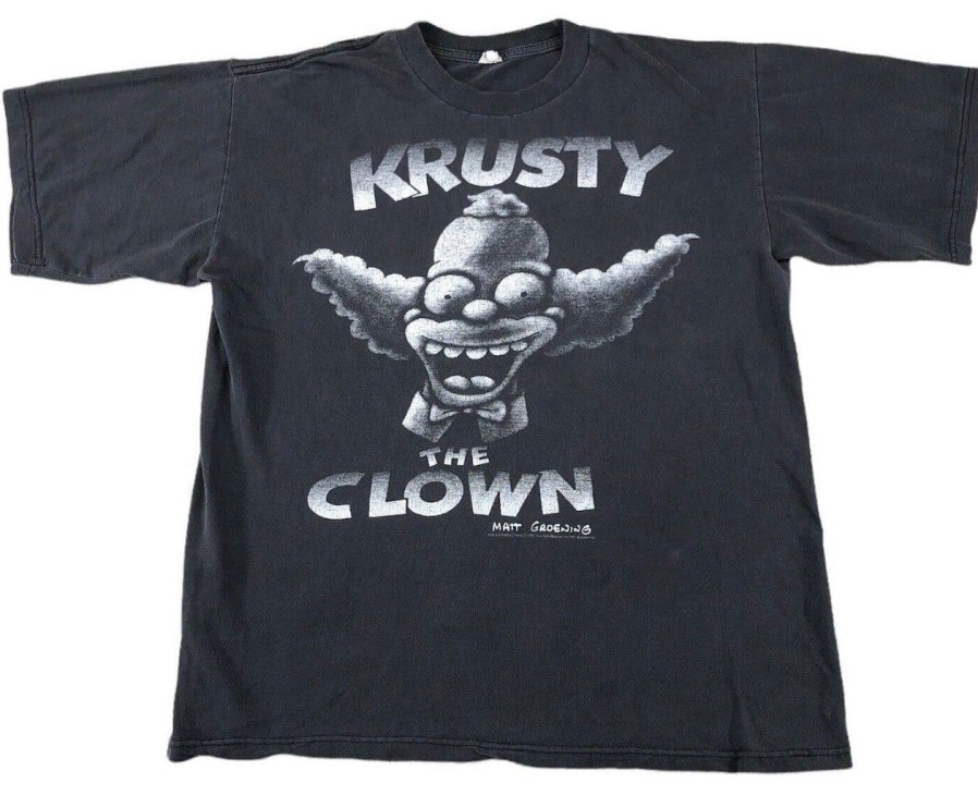 T-Shirts 305 Kicks | Krusty The Clown T-Shirt Black 1994 Vintage