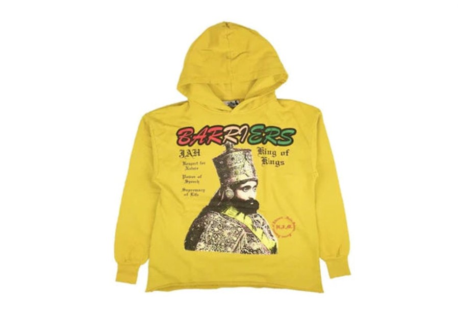 Hoodies & Sweats 305 Kicks | Barriers Selassie Hoodie Yellow