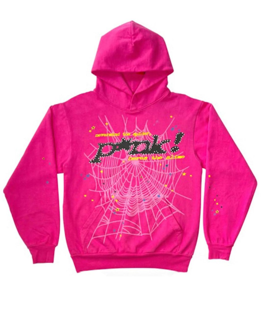 Hoodies & Sweats 305 Kicks | Spider P*Nk Hoodie Pink