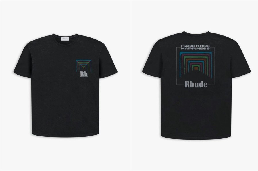 T-Shirts 305 Kicks | Rhude Tee Colors Square Black