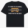 T-Shirts 305 Kicks | Rhude Hard To Be Humble Graphic T-Shirt Black