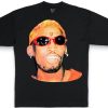 T-Shirts 305 Kicks | Vlone X Dennis Rodman Airbrush Tee Black