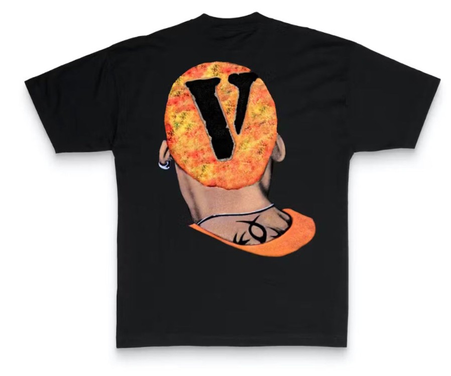 T-Shirts 305 Kicks | Vlone X Dennis Rodman Airbrush Tee Black