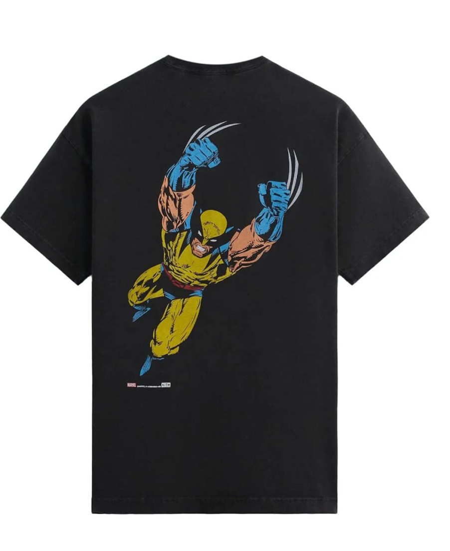 T-Shirts 305 Kicks | Kith X Marvel X-Men Wolverine Tee Black