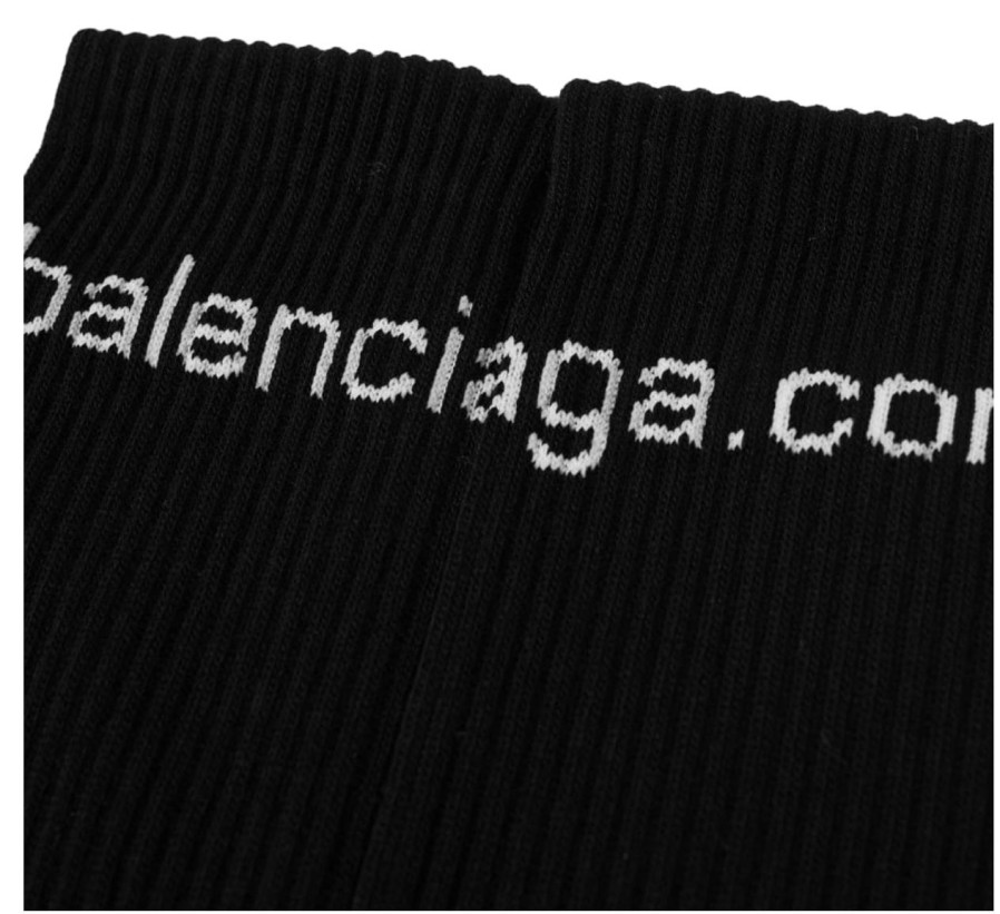 Accessories 305 Kicks | Balenciaga Dot Com Socks Black