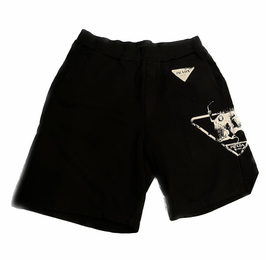 Shorts 305 Kicks | Prada Cotton Shorts Black