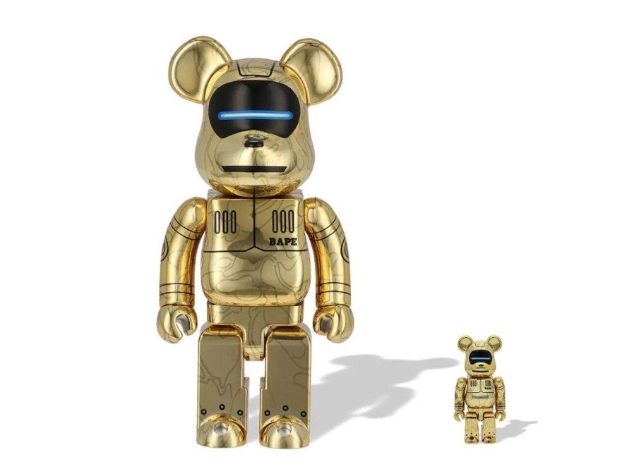 Accessories 305 Kicks | Bearbrick X Bape X Hajime Sorayama Baby Milo 100%