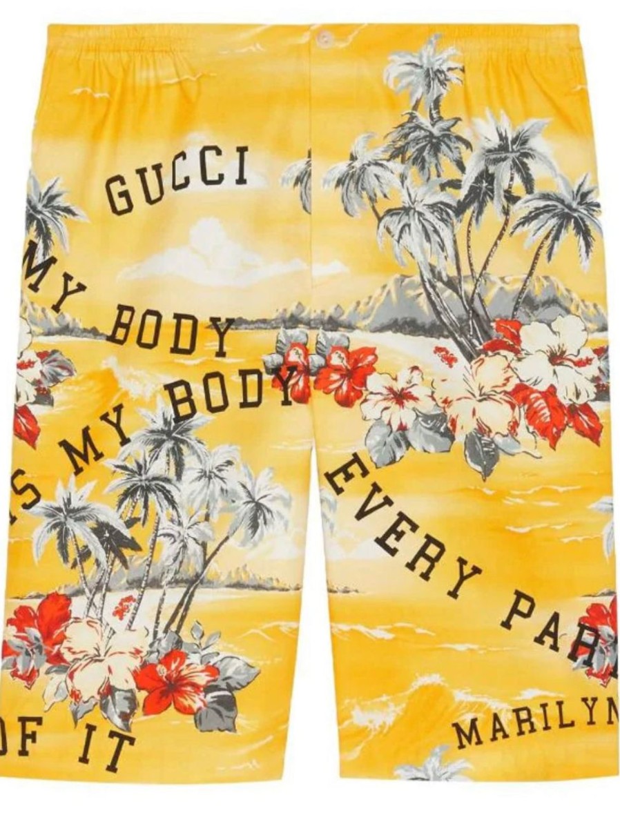 Shorts 305 Kicks | Gucci Graphic Beach Swinshorts