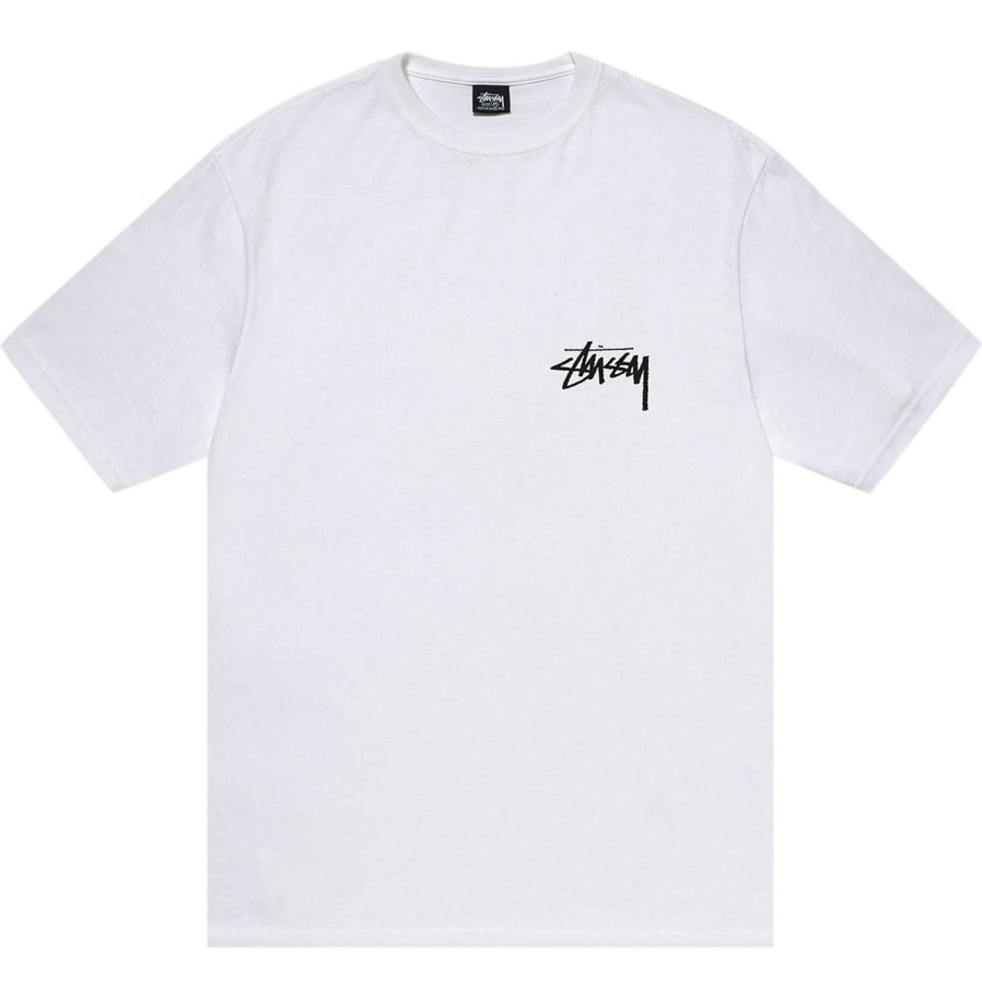 T-Shirts 305 Kicks | Stussy Blackjack Shirt Tee White