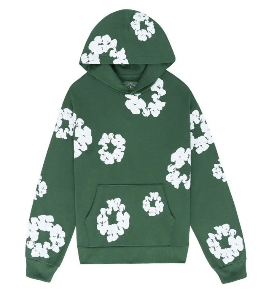 Hoodies & Sweats 305 Kicks | Denim Tears Hoodie Green