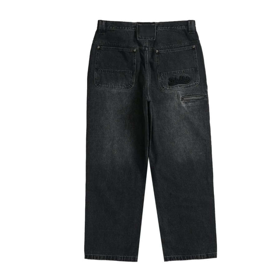 Accessories 305 Kicks | Supreme Dickies Double Knee Baggy Denim Jean Black